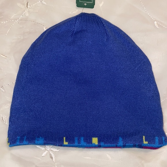 LL Bean Glacier Kids 298081 M-L Reversible Hat NWT - Picture 2 of 3